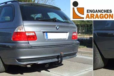 Фаркоп Aragon для BMW 3 (e46) 1998 - 2001 арт. E0800EV (Вертикальный, легкосъемный шар)