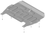 Защита двигателя, Защита коробки переключения передач (кпп) АвтоСтандарт для Haval F7 2019 - 2024 арт. 53105